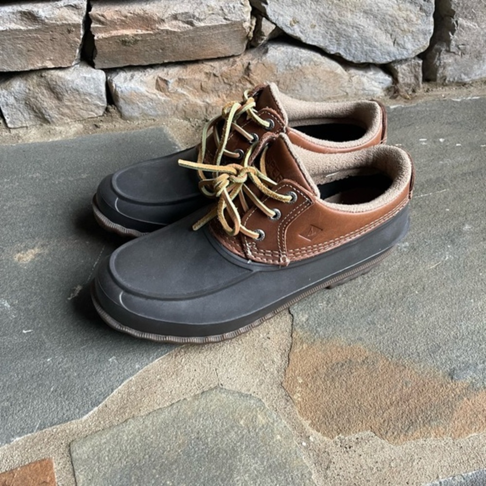 Sperry Top-Sider Men's Decoy Low Rain Boot, Tan